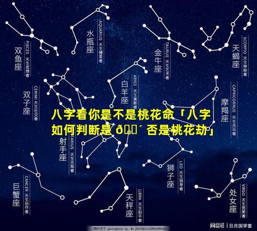 八字看你是不是桃花命「八字如何判断是 🐴 否是桃花劫」